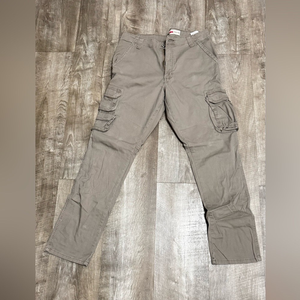 Beige Cargo Pants